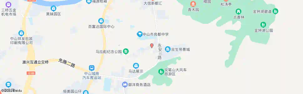 中山大福源_公交站地图_中山公交_妙搜公交查询2025