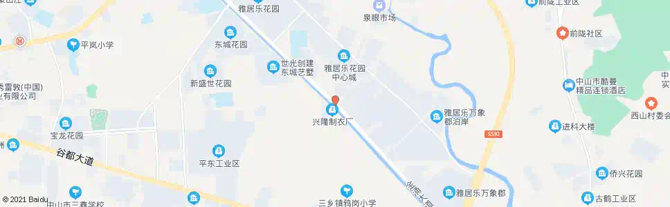 中山鸦岗路口_公交站地图_中山公交_妙搜公交查询2025