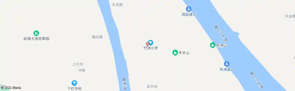 珠海竹洲小学_公交站地图_珠海公交_妙搜公交查询2025