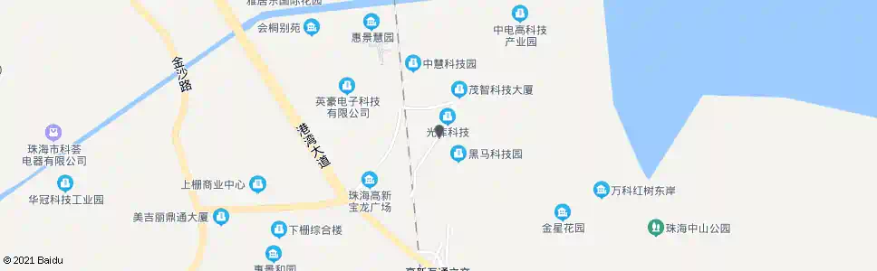 珠海创新三路南_公交站地图_珠海公交_妙搜公交查询2025