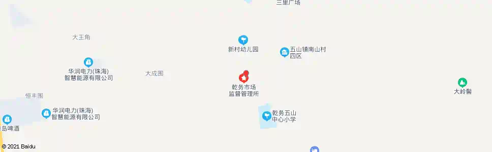 珠海南山村口_公交站地图_珠海公交_妙搜公交查询2025