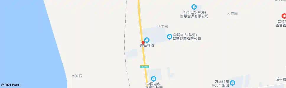 珠海青岛啤酒_公交站地图_珠海公交_妙搜公交查询2025