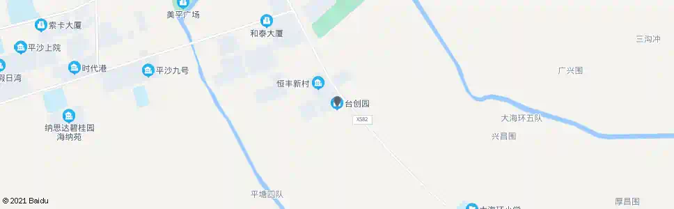 珠海台创园北_公交站地图_珠海公交_妙搜公交查询2025