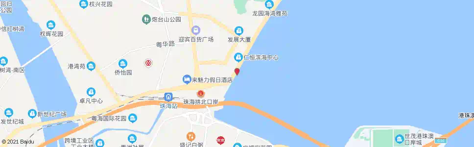 珠海观澳平台_公交站地图_珠海公交_妙搜公交查询2025