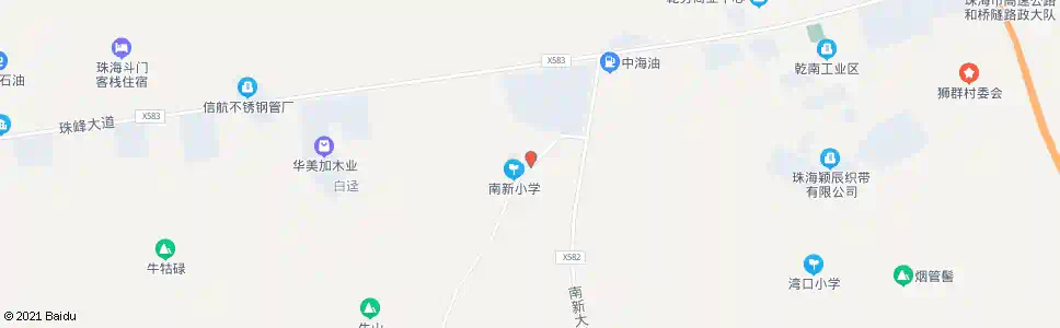珠海南新二队_公交站地图_珠海公交_妙搜公交查询2025