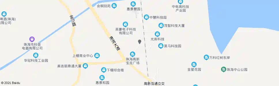 珠海长园电力_公交站地图_珠海公交_妙搜公交查询2025