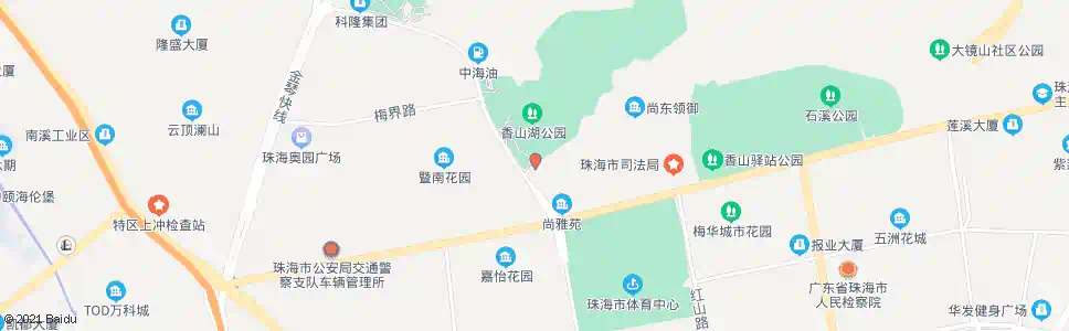珠海石溪路西_公交站地图_珠海公交_妙搜公交查询2025