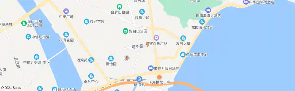 珠海新市花园_公交站地图_珠海公交_妙搜公交查询2025