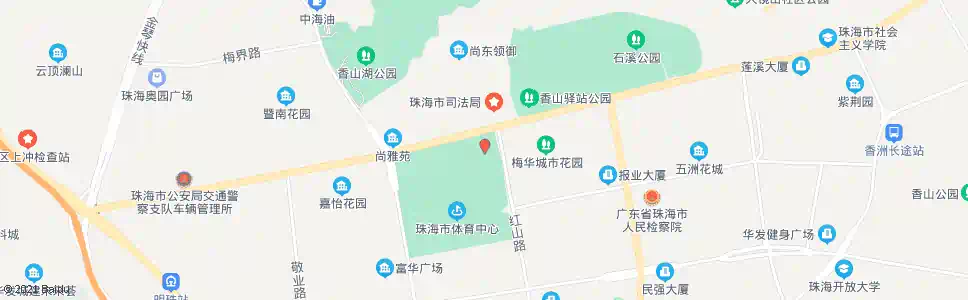 珠海中山体校_公交站地图_珠海公交_妙搜公交查询2025