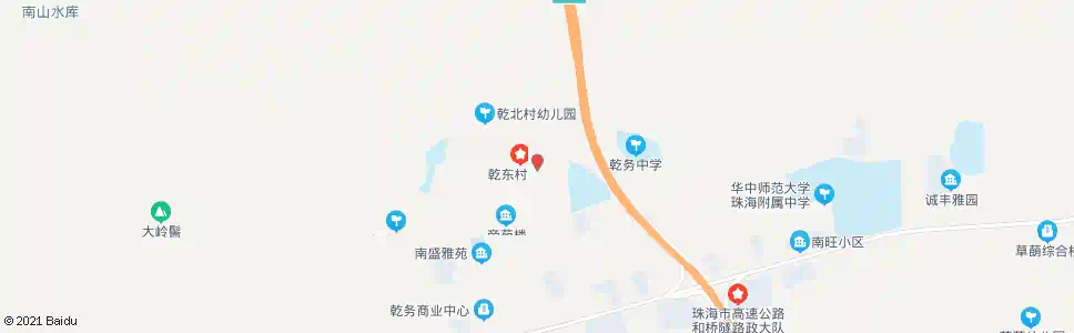 珠海乾东村口_公交站地图_珠海公交_妙搜公交查询2025