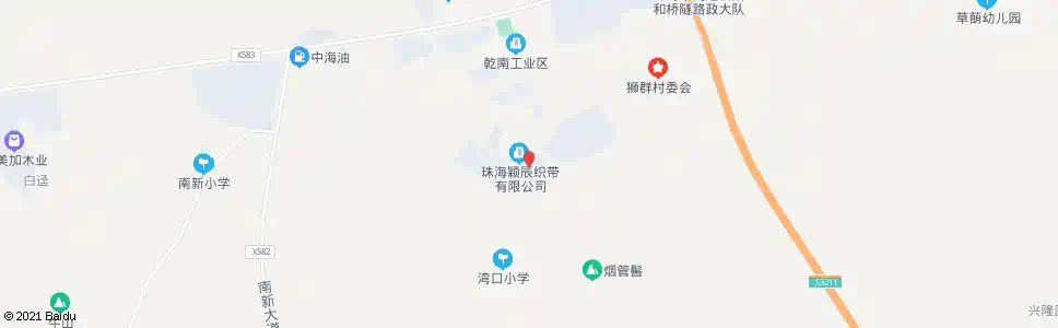 珠海乾南工业区_公交站地图_珠海公交_妙搜公交查询2025
