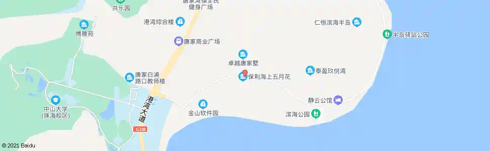 珠海保利五月花_公交站地图_珠海公交_妙搜公交查询2025