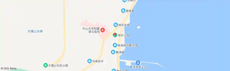 珠海水拥坑(海天驿站)_公交站地图_珠海公交_妙搜公交查询2025