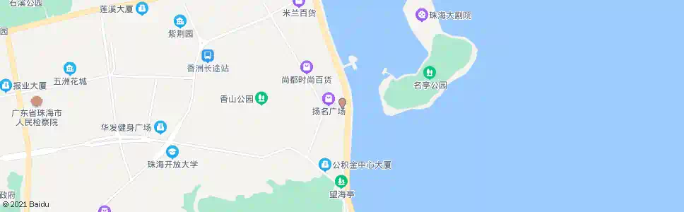 珠海名亭公园_公交站地图_珠海公交_妙搜公交查询2025