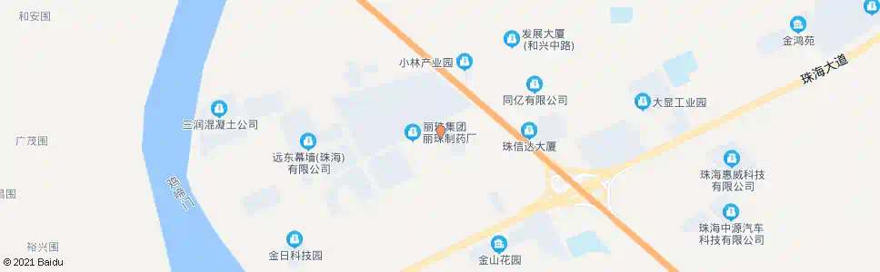 珠海丽珠东门_公交站地图_珠海公交_妙搜公交查询2025