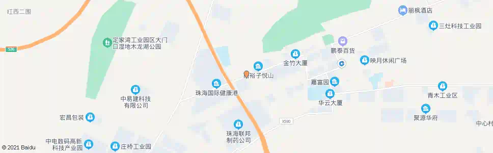 珠海广金公司_公交站地图_珠海公交_妙搜公交查询2025