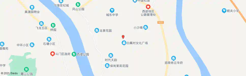 珠海白蕉中心市场_公交站地图_珠海公交_妙搜公交查询2025