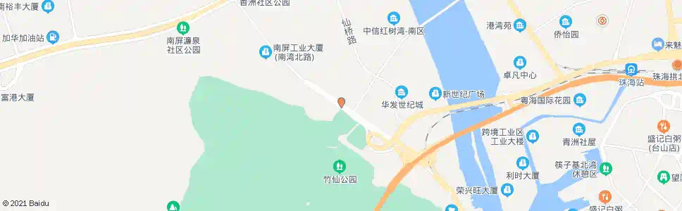 珠海竹仙洞_公交站地图_珠海公交_妙搜公交查询2025