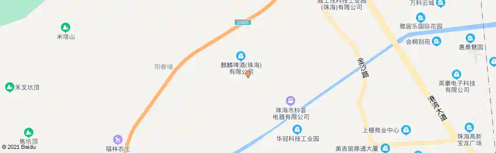 珠海麒麟啤酒厂_公交站地图_珠海公交_妙搜公交查询2025