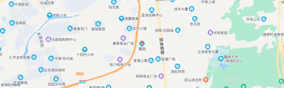 珠海嘉园东(嘉园)_公交站地图_珠海公交_妙搜公交查询2025