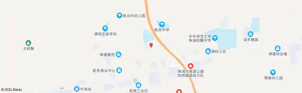 珠海乾务行政中心_公交站地图_珠海公交_妙搜公交查询2025