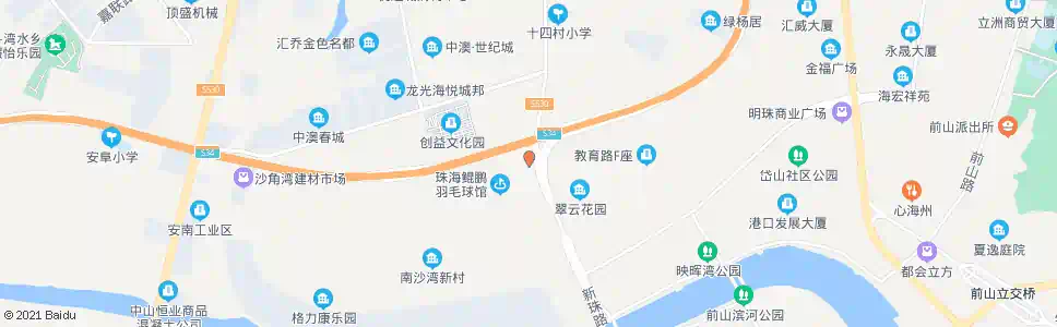 珠海八闽商会_公交站地图_珠海公交_妙搜公交查询2025