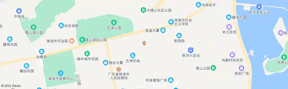 珠海山场市场_公交站地图_珠海公交_妙搜公交查询2025