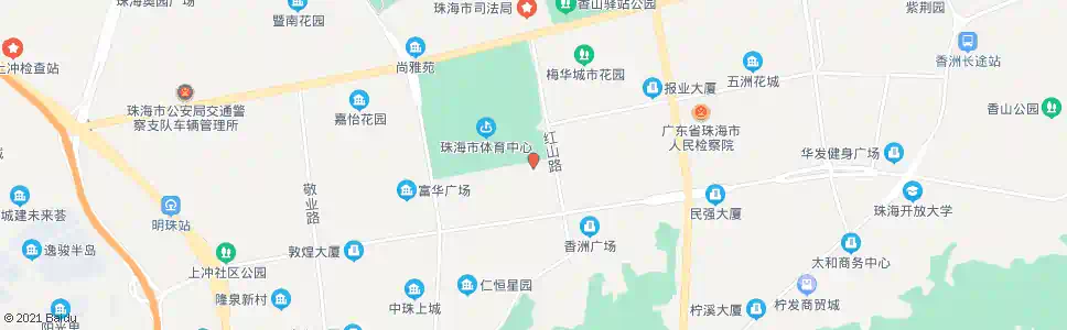珠海体育中心南(临时站)_公交站地图_珠海公交_妙搜公交查询2025