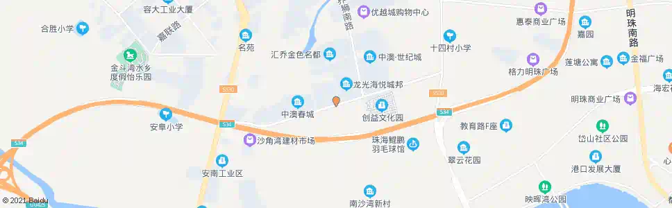 珠海环洲南路中_公交站地图_珠海公交_妙搜公交查询2025