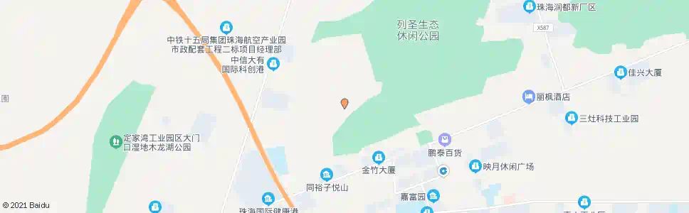 珠海定家湾南_公交站地图_珠海公交_妙搜公交查询2025