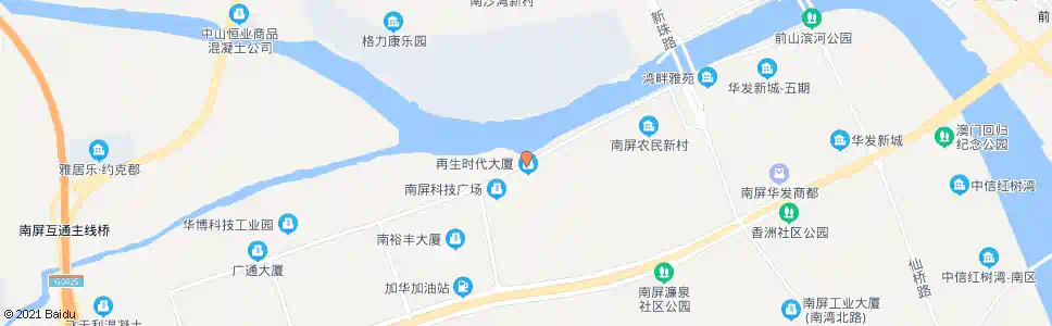 珠海科技新村_公交站地图_珠海公交_妙搜公交查询2025