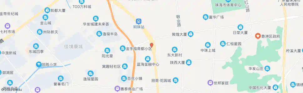 珠海翠屏路口_公交站地图_珠海公交_妙搜公交查询2025