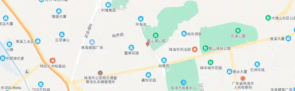 珠海一中东门_公交站地图_珠海公交_妙搜公交查询2025
