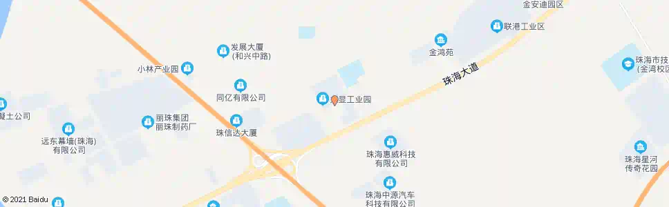 珠海金品电器(光宝移动)_公交站地图_珠海公交_妙搜公交查询2025