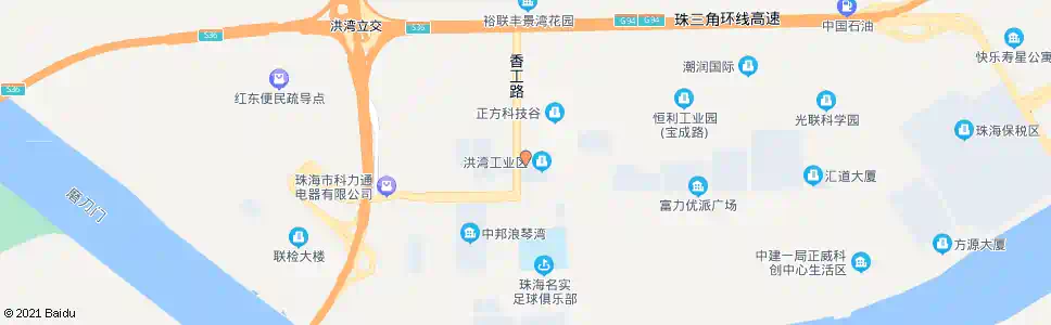 珠海元盛电子_公交站地图_珠海公交_妙搜公交查询2025