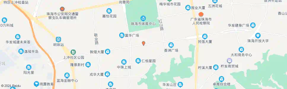 珠海红山(仁恒星园)_公交站地图_珠海公交_妙搜公交查询2025