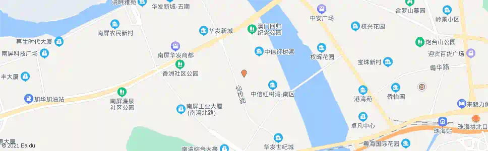 珠海东桥工业区_公交站地图_珠海公交_妙搜公交查询2025
