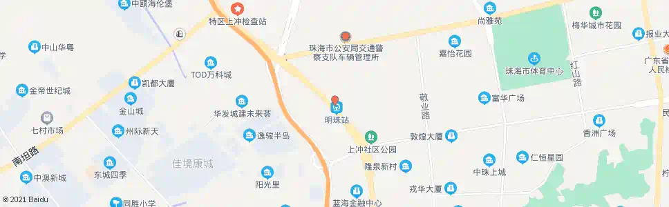 珠海平湖路口_公交站地图_珠海公交_妙搜公交查询2025