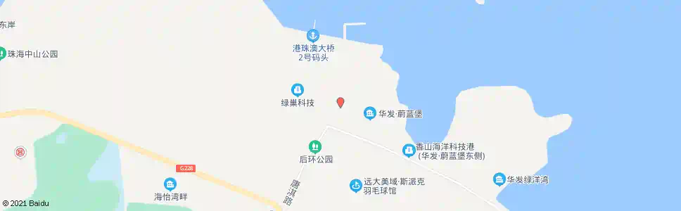 珠海港珠澳大桥项目部_公交站地图_珠海公交_妙搜公交查询2025