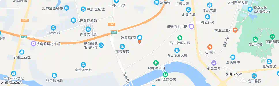 珠海明珠学校_公交站地图_珠海公交_妙搜公交查询2025