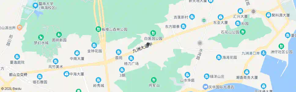 珠海建业三路口_公交站地图_珠海公交_妙搜公交查询2025