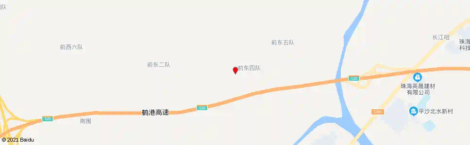 珠海前东四队_公交站地图_珠海公交_妙搜公交查询2025