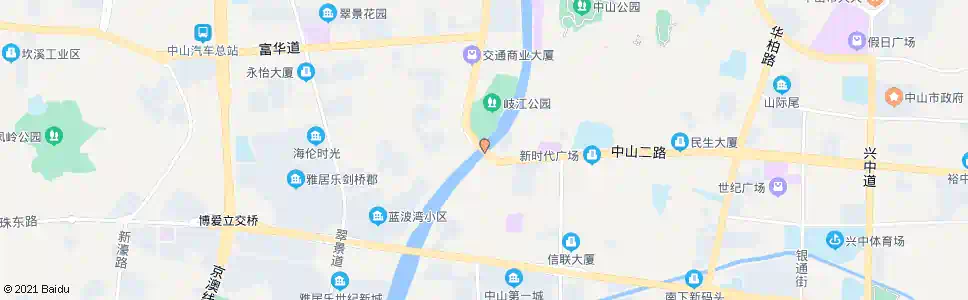 珠海中山一桥_公交站地图_珠海公交_妙搜公交查询2025