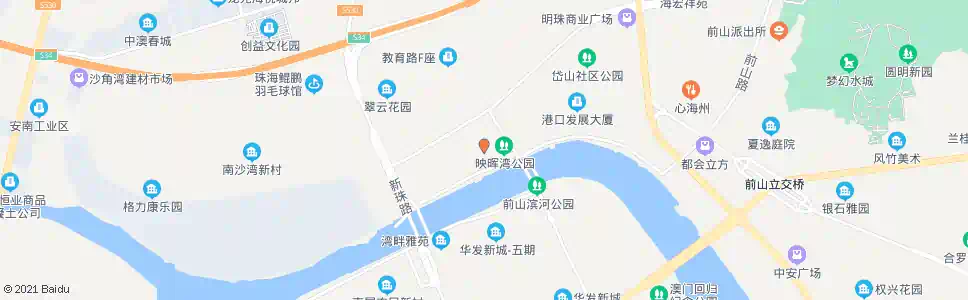 珠海荣泰河庭南门_公交站地图_珠海公交_妙搜公交查询2025