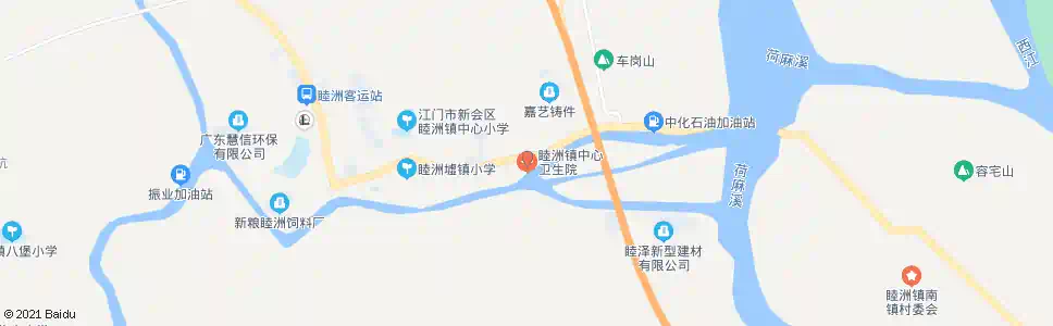 珠海睦洲卫生站_公交站地图_珠海公交_妙搜公交查询2025