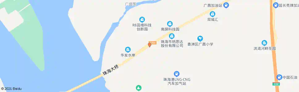 珠海珠海大桥东_公交站地图_珠海公交_妙搜公交查询2025