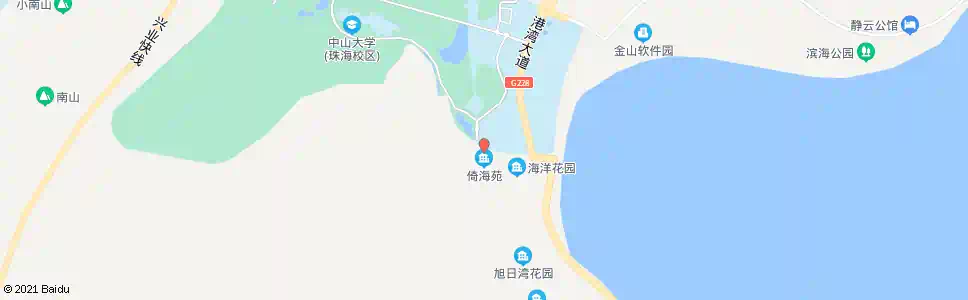 珠海中大南门_公交站地图_珠海公交_妙搜公交查询2025