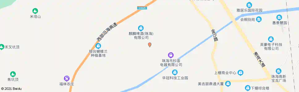 珠海双喜电器_公交站地图_珠海公交_妙搜公交查询2025