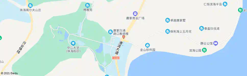 珠海白埔路口_公交站地图_珠海公交_妙搜公交查询2025