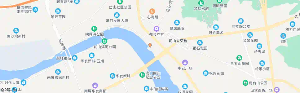 珠海前山桥西_公交站地图_珠海公交_妙搜公交查询2025